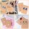 Earring Cards for Selling Including 120 Pieces Earring Holder Cards, 120 Earring Packaging and 240 Pcs Earring Backs, for Necklace/Jewelry Display, Jewelry Packaging 3.5x2.4 Inches (Brown)